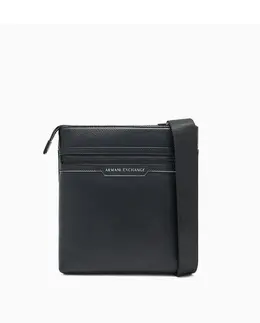 Мужская плоская сумка-бандо с двойным карманом Armani Exchange, черный a56032316 | negro