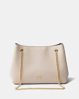 Сумка через плечо с цепочкой Calvin Klein, бежевый a55217168 | beige