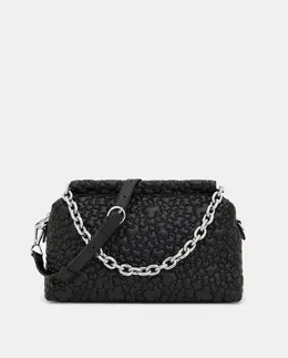 Средняя сумка на молнии с двумя ручками Tous, черный a55814199 | negro