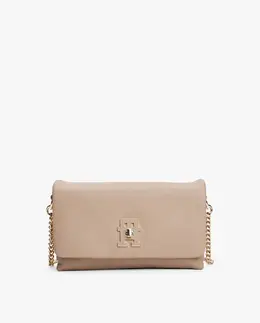 Сумка через плечо с цепочкой и логотипом TH Tommy Hilfiger, светло-коричневый a54798516 | marrón claro