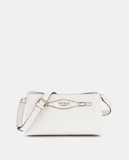 Сумка через плечо с магнитной застежкой и молнией Guess, белый a55366607 | blanco