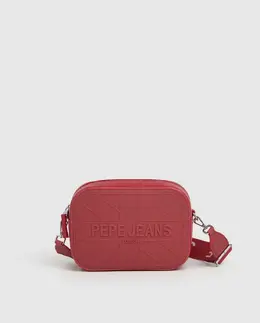 Сумка-кошелек Grace женская с текстурой резины и логотипом с флагом Pepe Jeans, красный a54999254 | rojo