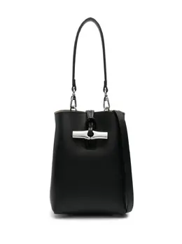 Сумка-ведро Le Roseau размера мини Longchamp, черный 23527897 | черный