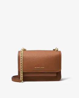 Маленькая женская сумка-бандо Claire из текстурированной кожи Michael Kors, светло-коричневый mp_0478263_32t4gc7c1t | castaño claro