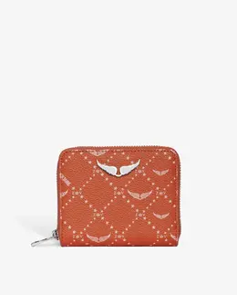 Миниатюрная женская сумка ZV Monogram из ткани с покрытием Zadig & Voltaire, оранжевый mp_0900954_lwsg03640 | naranja