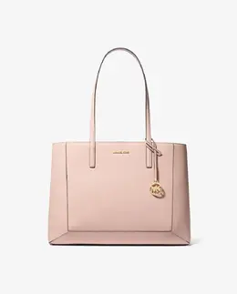 Сумка-тоут Sallie из кожи сафьяно Michael Kors, пастельно-розовый mp_0478263_30f4g7xt7l | maquillaje