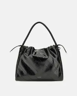 Сумка-тоут на плечо с магнитной застёжкой Guess, черный a55366365 | negro