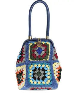 La Milanesa crochet-knit tote bag 25554615