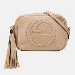 Gucci Brown Leather Soho Disco Crossbody Bag 1209065