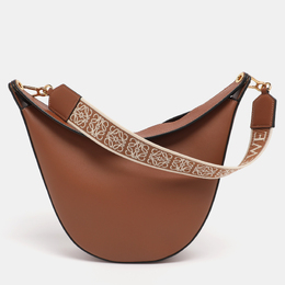 Loewe Brown Small Leather Luna Hobo 1209125