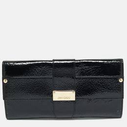 Jimmy Choo Black Patent Leather Reese Clutch 1209030