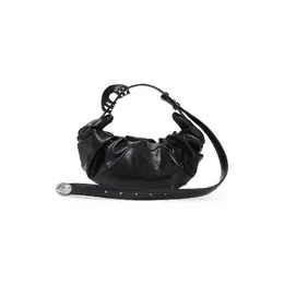 Diesel-Black Grab-D Hobo S Polyurethane Handbag-Donna 52534701490516