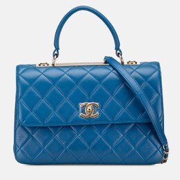 Chanel Blue Medium Lambskin Trendy CC Top Handle Bag 1209367