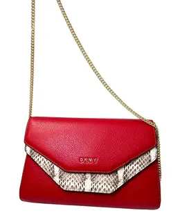 DKNY Lisa White Natural Leather Women's Clutches r11gym42ueg
