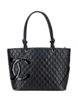 Chanel 2010-2011 Large Quilted Calfskin Cambon Ligne tote bag 31980161