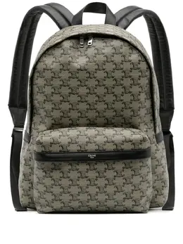 Celine 2024 Medium Triomphe Coated Canvas backpack 31973622