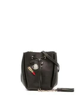Saint Laurent 2015 Mini Leather Monogram Embellished Bourse bucket bag 31972780