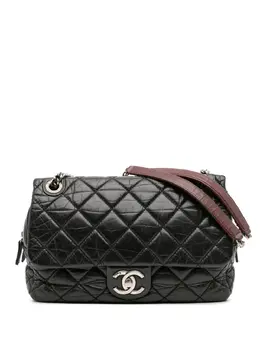 Chanel 2013-2014 Jumbo Quilted Aged Calfskin Portobello Flap shoulder bag 31982054
