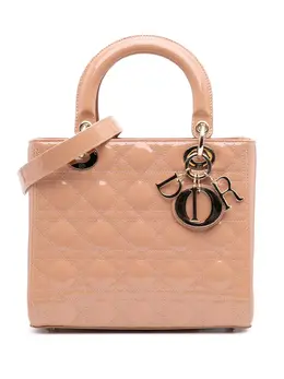 Christian Dior 2020 Medium Patent Cannage Lady Dior satchel 31980818