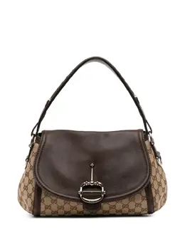 Gucci 2016-2025 Meduim GG Canvas Techno Horsebit satchel 31988924