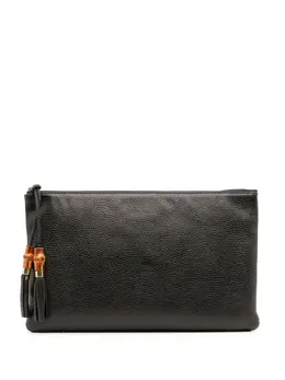 Gucci 2016-2025 Calfskin Bamboo Tassel clutch bag 31991138