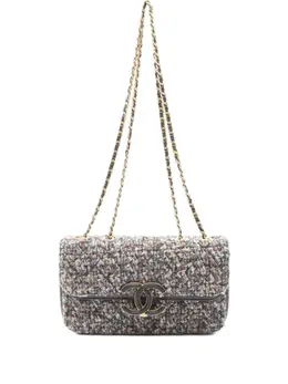 Chanel 2019 Coco Mark tweed shoulder bag 31910764