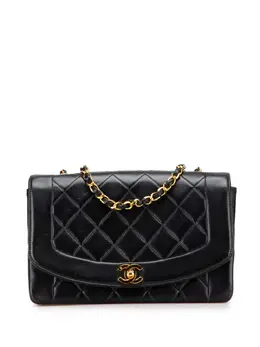 Chanel 1991-1994 Medium Lambskin Diana Flap crossbody bag 31975935