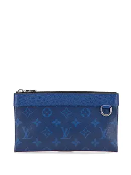 Louis Vuitton 2019 Monogram Taigarama Pochette Discovery PM clutch bag 31979650