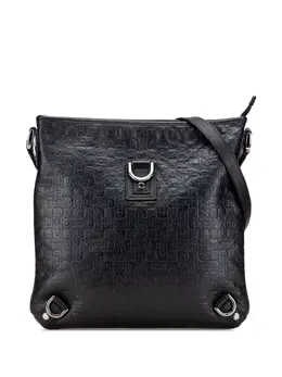 Gucci 2000-2015 Embossed Leather Horsebit Abbey D Ring crossbody bag 31976433