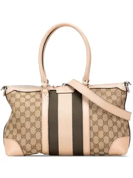 Gucci 2000-2015 GG Canvas Web satchel 31975673