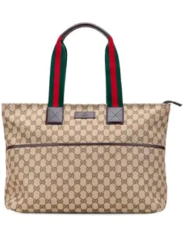 Gucci 2000-2025 GG Canvas Web tote bag 31986792