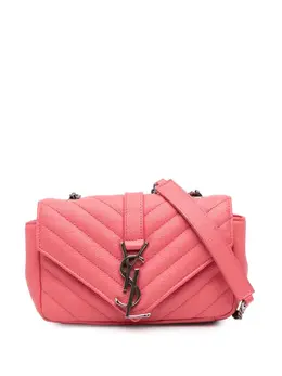 Saint Laurent 2015 Baby Grained Calfskin Chevron Classic Monogram Chain Bag crossbody bag 31991115