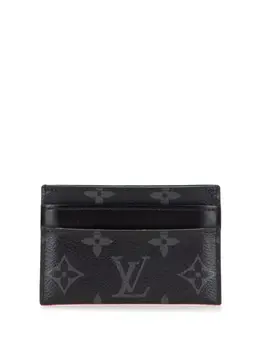 Louis Vuitton 2017 Monogram Eclipse Double card holder 31986823