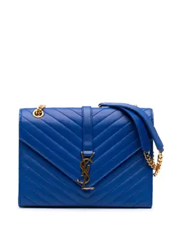Saint Laurent 2015 Medium Matelasse Lambskin Monogram Envelope shoulder bag 31991038