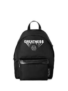 Philipp Plein greatness-print backpack 31352198