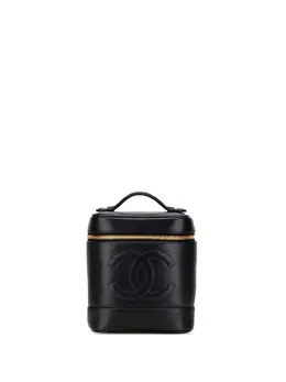 Chanel 1994-1996 CC Caviar Case vanity bag 31979567