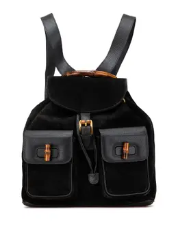 Gucci 20th Century Suede Bamboo backpack 31986653