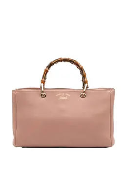 Gucci 2016-2025 Medium Calfskin Bamboo Shopper satchel 31981274