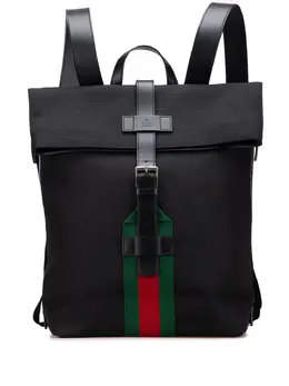 Gucci 2000-2015 Canvas Techno Web Fold Over backpack 31975952