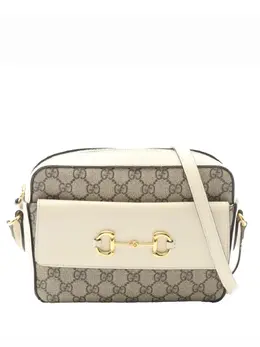 Gucci 2016-2025 Small GG Supreme Horsebit 1955 crossbody bag 31990467
