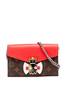 Louis Vuitton 2014 Monogram Tribal Mask Chain Wallet crossbody bag 31991985