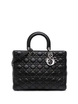 Christian Dior 2013 Large Lambskin Cannage Lady Dior satchel 31991126
