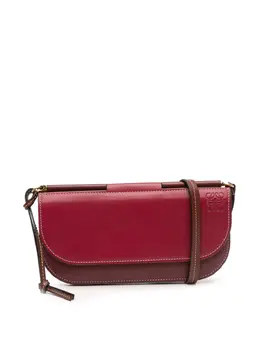 Loewe 2018 Anagram Leather Gate Pochette crossbody bag 31988912