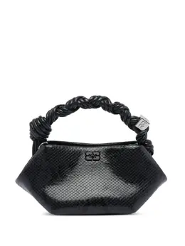 Ganni small twisted-handle shoulder bag 31949899
