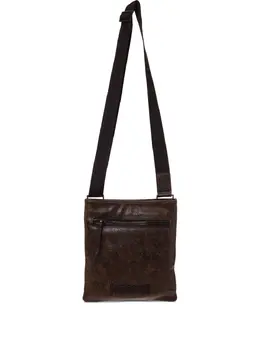 Just Cavalli logo-embossed messenger bag 31941785