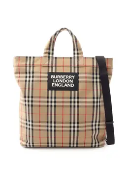 Burberry 2018-2025 House Check Nylon Artie satchel 31990462