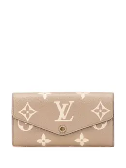 Louis Vuitton 2021-2025 Bicolor Monogram Empreinte Sarah Wallet long wallets 31988890