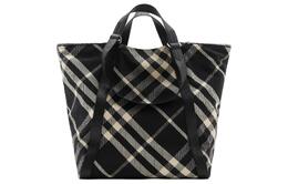 Burberry Сумка-шоппер из полиэстера, мужская, черная и ситцевая 80864761