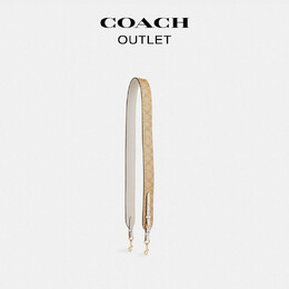 Женская классическая сумка с логотипом Coach на ремешке, светлый хаки/белый cc856_imdqc | 浅卡其色/粉笔白色