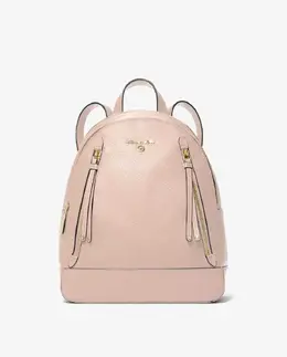 Женская гранулированная кожаная сумка Brooklyn Michael Kors, пастельно-розовый mp_0478263_30h1gbnb2l | maquillaje